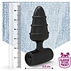 Dop Anal Cu Vibratii Love in the Pocket Negru Thumb 1