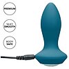 Anal Plug Vibrating Petite Crystal Probe Albastru Thumb 6