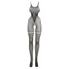Catsuit Le Desir Net High Neck Negru S-L Thumb 2