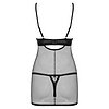 Chemise Obsessive Redella Negru L-XL Thumb 3