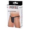Chilot Amorable Transparent Jockstrap Negru S-L Thumb 2