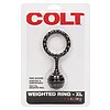 Inel penis COLT Weighted Ring - XL Negru Thumb 3