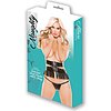 Corset Allure Faux Leather Under Bust Negru S-L Thumb 2