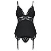 Corset Obsessive 810-COR Negru L-XL Thumb 2