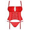 Corset Obsessive Blossmina Roșu 4XL-5XL Thumb 2