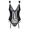 Corset Obsessive Charmea Negru S-M Thumb 2