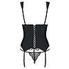 Corset Obsessive Charmea Negru S-M Thumb 1