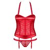 Corset Obsessive Flameria Roșu S-M Thumb 2