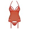 Corset Obsessive 838-COR Roșu S-M Thumb 2