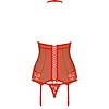 Corset Obsessive 838-COR Rosu S-M Thumb 1