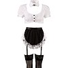 Costum Emmalyn Menajeră Cottelli Collection Negru XL Thumb 2