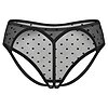 Crotchless Panties Obsessive Nuites Negru S-M Thumb 1