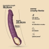 Crushious Magnus Viola Vibrator Realist Reîncărcabil Mov Thumb 6