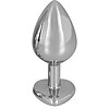 Diamond Anal Plug Medium Argintiu Thumb 2