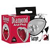 Diamond Anal Plug Large Argintiu Thumb 4