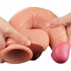 Dildo 25cm Dual Layer Platinum Thumb 2