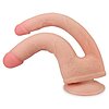 Dildo Dublu Cu Ventuza Skinlike Soft Thumb 4