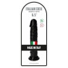 Dildo Italian Penis 18.5cm Negru Thumb 6