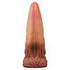 Dildo În Formă De Limbă Platinum 25cm – Strat Dublu Maro Thumb 2
