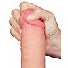 Dildo Realist LoveToy 24cm TPE Dual Density Ventuză Thumb 6