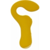 Dublu Vibrator curbat – 2 Motoare, 10 Moduri, Reîncărcabil Galben Thumb 1