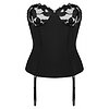 Corset Obsessive Editya Negru XS-S Thumb 2