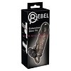 Prelungitor Penis Cu Vibrator Rebel Slim Fit Negru Thumb 3