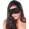 Fetish Satin Love Mask Negru Thumb 1