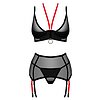 Set Obsessive Glandez 3 Piese Negru XL-2XL Thumb 2