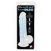 Dildo Glow in the Dark Transparent Thumb 3