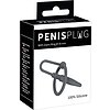 Inel Penis Cu Plug Gri Thumb 3