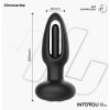 Dop Anal Cu Limbă Oscilantă Aplicație Smartphone Negru Thumb 9