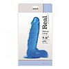 Jelly Real Rapture Cu Ventuza 19cm Albastru Thumb 1