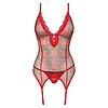 Corset Obsessive Jollymore Roșu XS-S Thumb 2