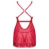 Babydoll Obsessive Lacelove Rosu XS-S Thumb 1