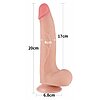 LoveToy Sliding Skin Dildo 20 cm – Realist, Ventuză Thumb 5