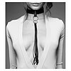 Zgarda cu Lesa Maze Tassel Choker Negru Thumb 5