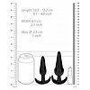 Set Anal Plug NO. 80 Negru Thumb 4