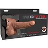 Strap On Hollow Rechargeable Fetish Fantasy 18 cm Caramel Thumb 3