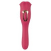 Oral Fun L – Vibrator 2 în 1, 10 Moduri, Reîncărcabil Roz Thumb 3