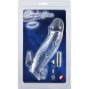 Prelungitor Penis Vibrator Crystal Skin Transparent Thumb 5