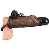 Prelungitor Penis Vibrator Regular Fit Negru Thumb 5