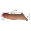 Pretty Love Damell Brown — Manșon Realist, Material Moale Maro Thumb 8