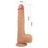Pretty Love Jonathan – Vibrator Realist 21 cm, 3+3 Funcții Thumb 3