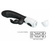 Pretty Love Naughty Bunny – Dublu Stimulator, 30 Moduri Negru Thumb 8