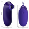 Pretty Love Orthus — Ou Vibrator 12 Funcții, Reîncărcabil Violet Thumb 7