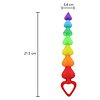 Rainbow Heart Beads Multicolor Thumb 3