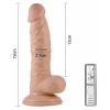 Real Extreme Vibrator 19 cm cu Ventuză Puternică Thumb 3