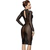 Rochie Noir Handmade F182 Negru XL Thumb 1