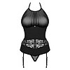 Corset Obsessive Serafia Negru XS-S Thumb 1